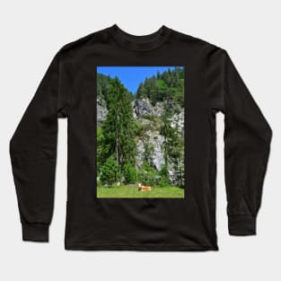 Cow Near Pontebba Long Sleeve T-Shirt